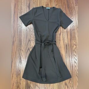 Brass “All Day” dress in espresso – size small